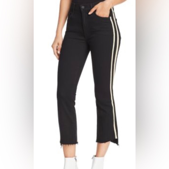 The Mom Crop in Jet Black